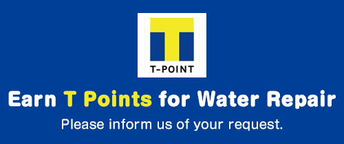 Earn T-Points for Water Repair